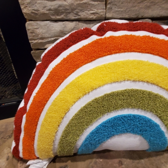 Gorgeous Rainbow Pillow-NWT - Picture 2 of 4